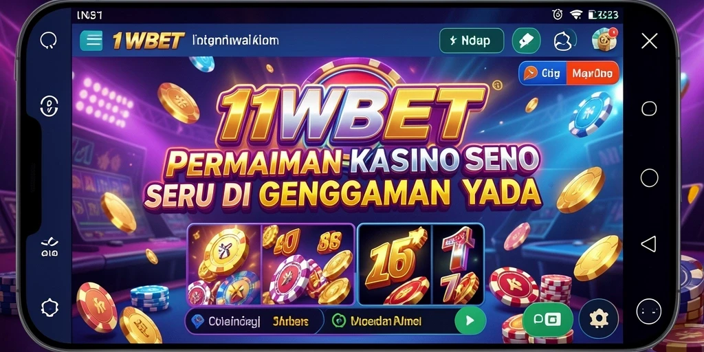Tampilan permainan Kasino yang menarik dan mendebarkan di 11WBET.