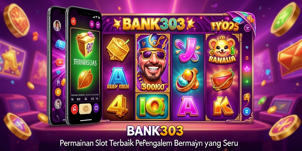 Screenshots utama BANK303 menampilkan gameplay Slot yang menegangkan dan mengasyikkan.