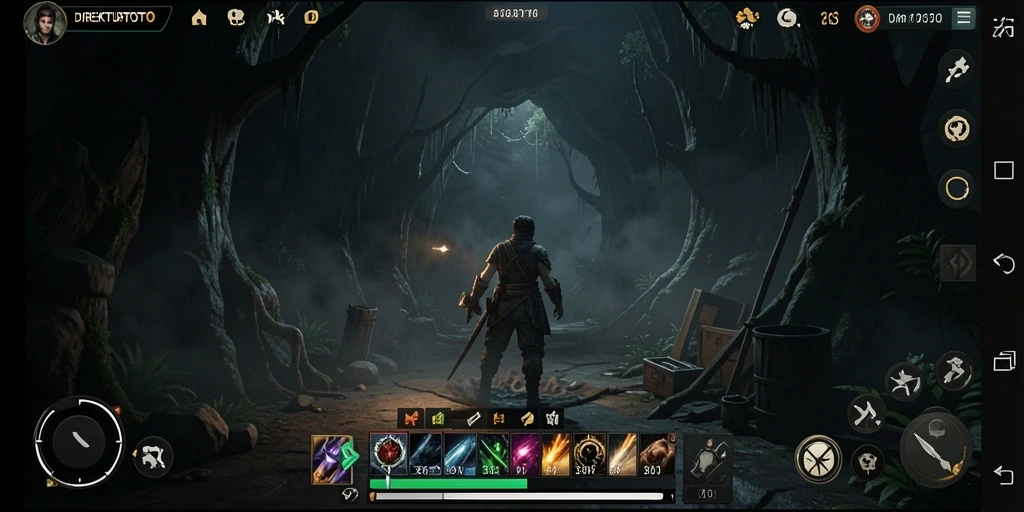 Gameplay intens dengan suasana horor menakutkan di DIREKTURTOTO.