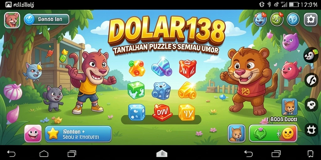 Screenshot gameplay DOLAR138 menampilkan tingkat tantangan Puzzle yang menarik.