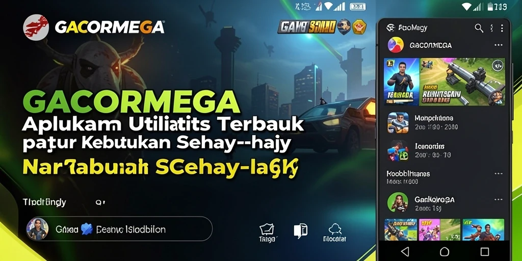 Tampilan antarmuka GACORMEGA yang modern dan fungsional.