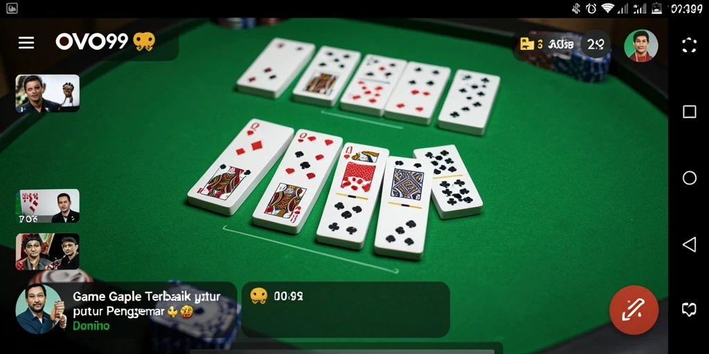 Tampilan gameplay OVO99 yang menegangkan dan seru.