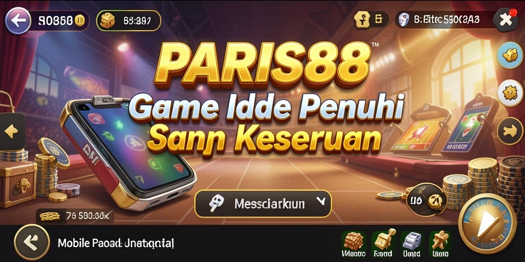 Tampilan gameplay menawan dari PARIS88 dengan aksi Idle yang seru.