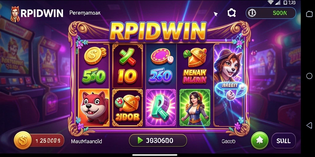 Tampilan gameplay RPIDWIN dengan slot yang menarik dan intuitif.