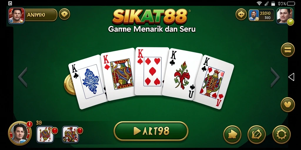 Tangkapan layar gameplay SIKAT88 yang menampilkan keseruan permainan Domino.