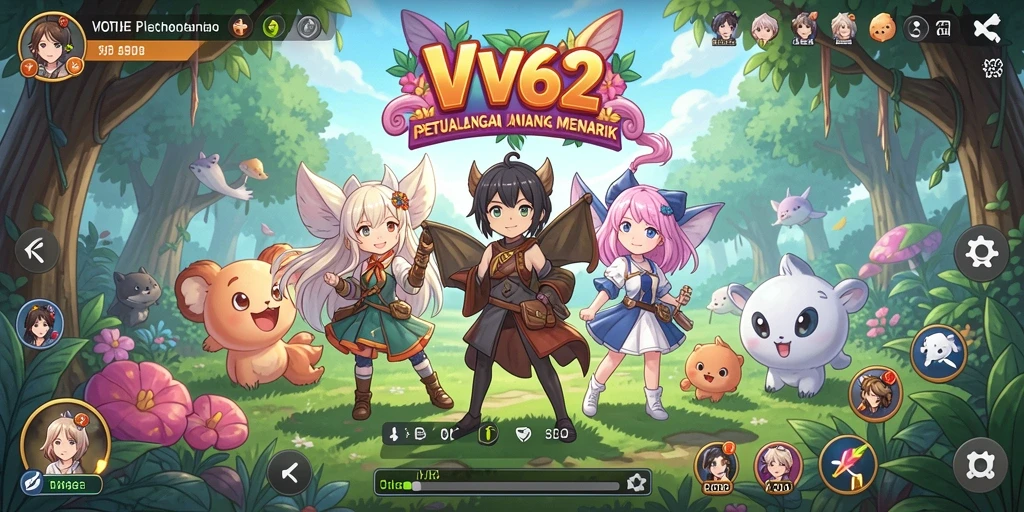 Screenshot menunjukkan karakter Anime dalam pertempuran epik.